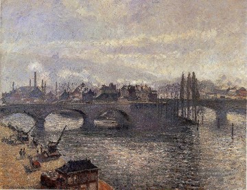 Camille Pissarro Werke - Corneille der pont rouen Morgen Wirkung 1896 Camille Pissarro
